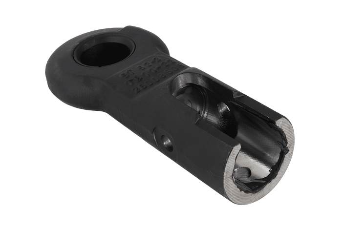 Gancio di traino KNOTT KK7293S per rimorchio da 3500 kg con timone tubolare da 45 mm, nuovo tipo