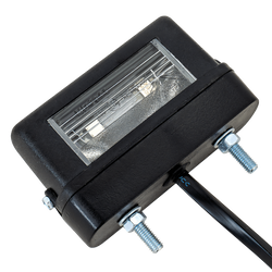 Luce targa piccolo carello rimorchio Aspöck Regpoint 12V DC/0,8m