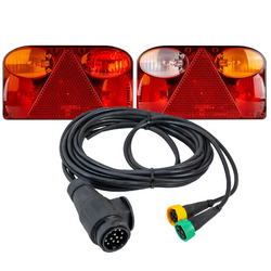 Luci posteriori FRISTOM FT-088 + cablaggio MANTES 4m 13PIN