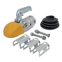 Gancio a sfera STEELPRESS BC-3000C-00-00+Z3 per rimorchio da 3000 kg con timone tubolare da 35-50 mm, ghisa