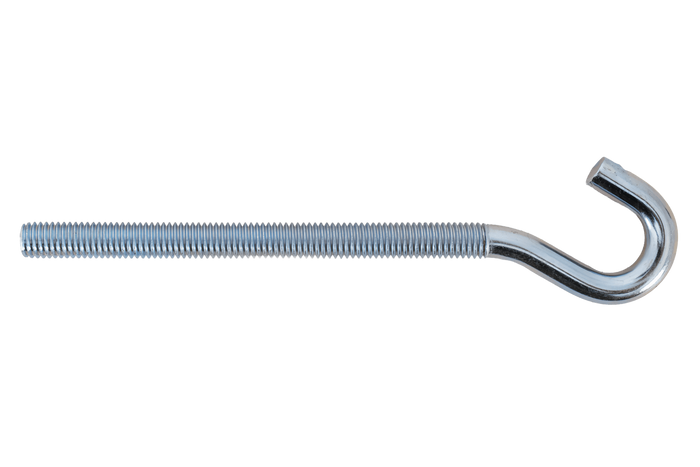 Gancio da cantiere DROMET HZ M8x140 con estremità aperta (piegata)