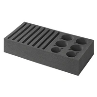 ProPlus 761472PMV02 Portapiatti da campeggio in schiuma per 8 piatti e 6 tazze