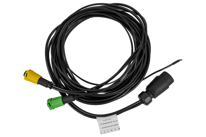 MANTES installazione elettrica, cablaggio per rimorchio barca 4,4 m, spina a 7 pin, 2 baionette a 5 pin