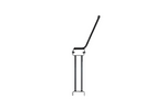 Braccio specchietto con prolunga PLASTEX WRR0100 per macchine agricole, universale