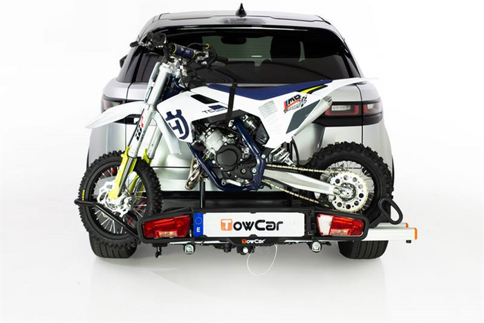 Towcar Balance - portamoto/bicicletta montato sul gancio di traino