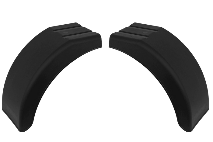 Set di due semiparafanghi per rimorchio DOMAR DR1013004+DR1013005, passaruota 395/220mm sinistro+destro