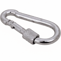 Moschettone con sicurezza per corde DROMET KSZ.4.40 moschettone per pompiere 4x40mm