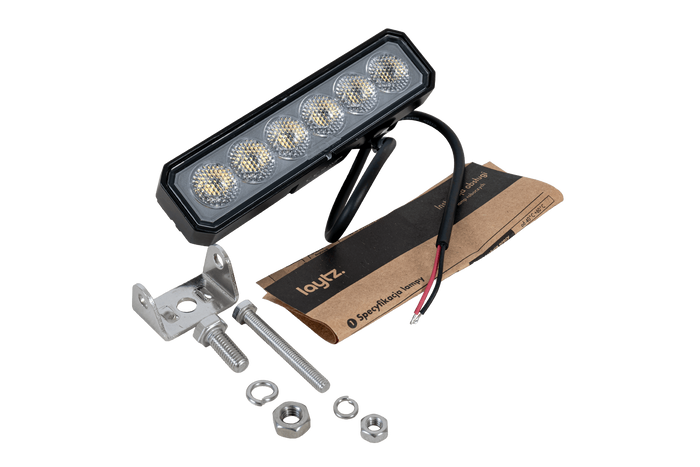 Lampada da lavoro a LED con riflettore LAYTZ LY7301, 24 LED, 2400 lm, rettangolare