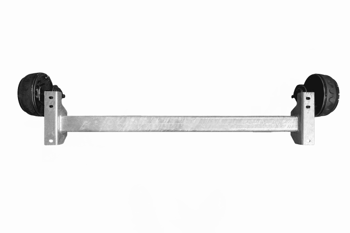 Assale frenato KNOTT VGB13M per rimorchio/porta auto 1350 kg 1200 mm 1550 mm 5x112