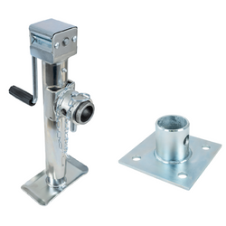 Supporto estendibile con adattatore UNITRAILER TJ5001+TJ5002A per rimorchio pianale da 1300 kg 364-614 mm