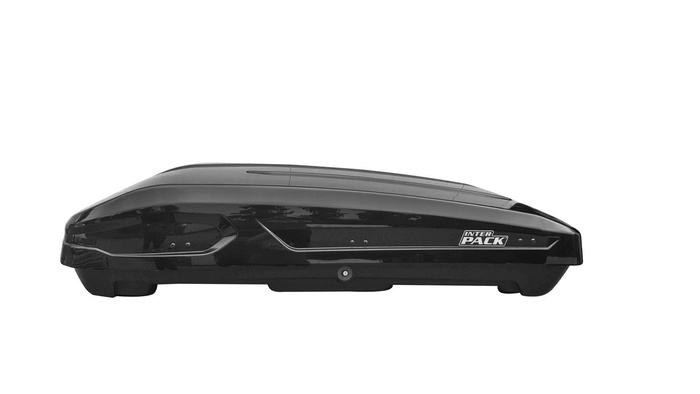 Box da tetto Inter Pack Monsun M, nero metallizzato