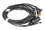 Cablaggio rimorchio impianto elettrico ASPÖCK 4,5 m 7 PIN baionette 2x 5 PIN