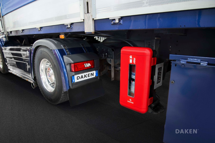 Scatola portaestintore 6kg DAKEN 82170 REGON 620x335x240mm rosso