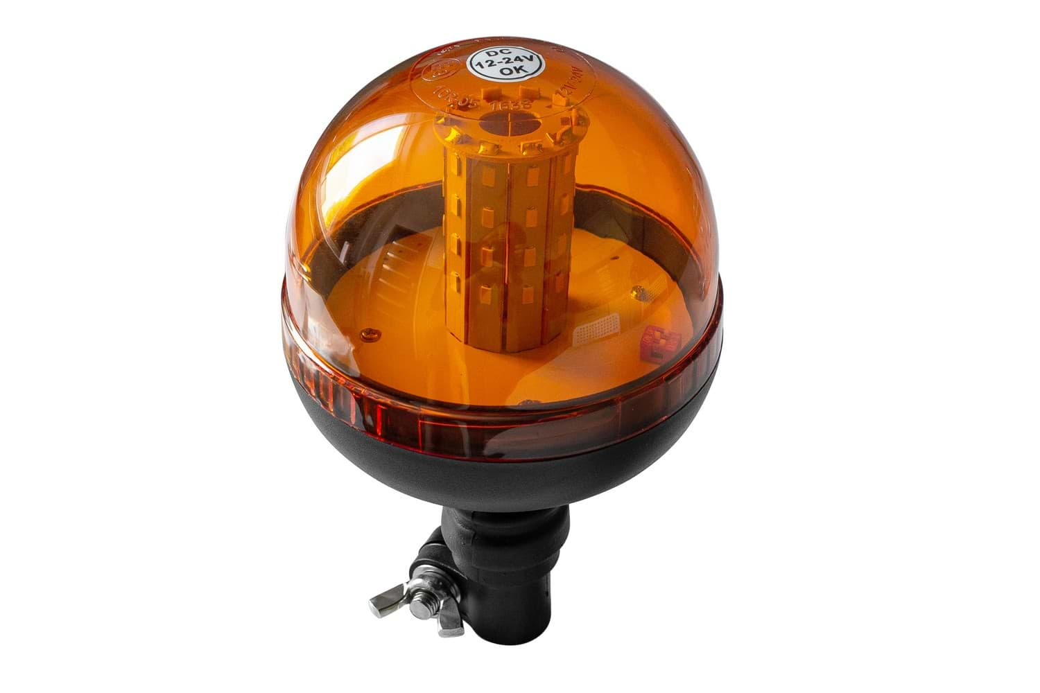 Luce lampeggiante arancione serie Flex Flex 12 V montaggio ad asta  flessibile