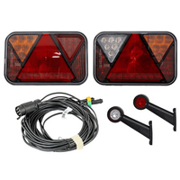 Set luci: luci posteriori a LED FRISTOM + luci di posizione laterali a LED HORPOL + cablaggio MANTES 7m 7-PIN