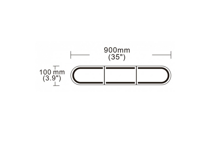 KAMAR BLK0058 Fascio di segnalazione a LED, 6 funzioni