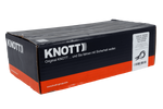 Gancio di traino KNOTT KK7937S per rimorchio da 3500 kg con timone tubolare da 60 mm, nuovo tipo