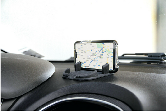 Tappetino per telefono LAMP Phone-Mat organizer in silicone/supporto per auto 110x110mm