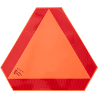 Adesivo riflettente HERMON, triangolo di emergenza a movimento lento, 300x120mm