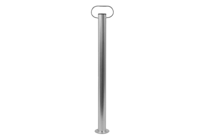 UNITRAILER MS 0019-700 supporto fisso per rimorchio pianale da 150 kg 48 mm 700 mm