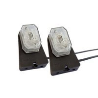 Set di due luci di posizione universali ASPÖCK FLEXIPOINT I con staffa