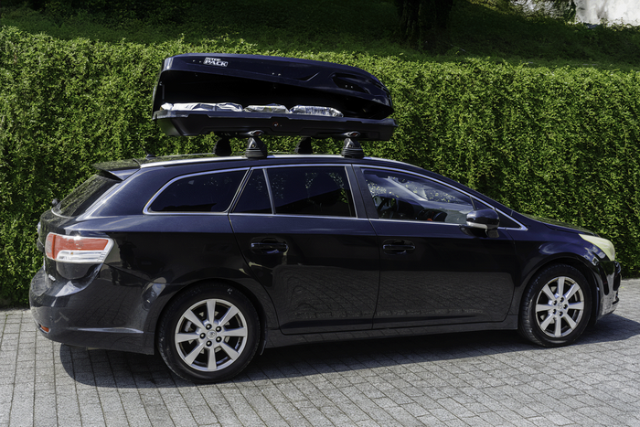 Box da tetto Inter Pack Monsun M, nero metallizzato