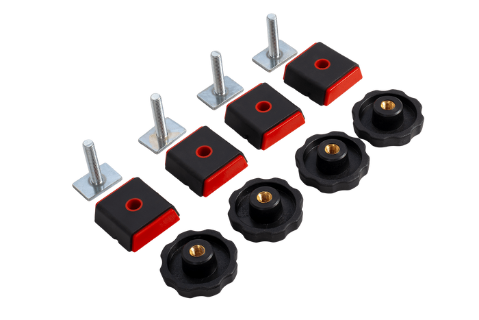 Profilo a T MF (scanalature) - adattatore per travi con scanalature a T - Inter Pack Traxer, Carver, Zenith