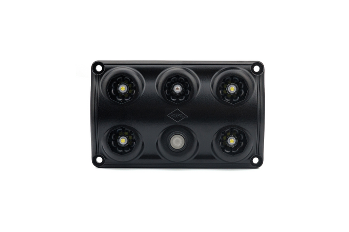 Lampada interna per auto a LED HORPOL LWD2157/CZ da 900 lm, nera, con interruttore e diodo rosso.