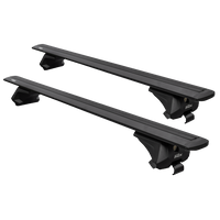 Barre portatutto Inter Pack Virgo IR 135 (G2) con binari integrati (nero)