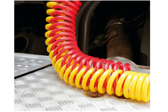 Copricavo a spirale LAMPA Truck-Tights 97172 manicotto flessibile blu 220 cm di diametro 11 cm