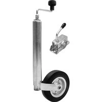 Ruotino di appoggio con morsetto WINTERHOFF ST48-200VB+KLE48 150kg 48mm 505-725mm
