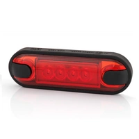 Faro di posizione universale a LED sottile HORPOL LD 3212 rosso
