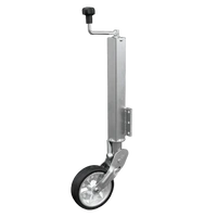 Ruota di supporto automatica UNITRAILER con maniglia 400 kg 60 mm 470-785 mm