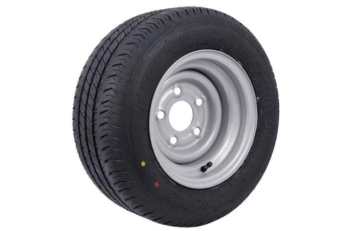 OUTLET Ruota rinforzata per rimorchio PNEUMATICO LINGLONG 195/55 R10C 98/96N CERCHIO UNITRAILER 6Jx10&quot; 5x112 ET:-4