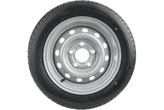 Ruota rinforzata per rimorchio TIRE LINGLONG 195/50 R13C 104/101N RIM UNITRAILER 5.5Jx13&quot; 5x112 ET:30