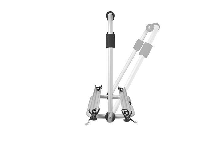 Portabiciclette ProPlus 330242 per rimorchio con timone per 2 biciclette