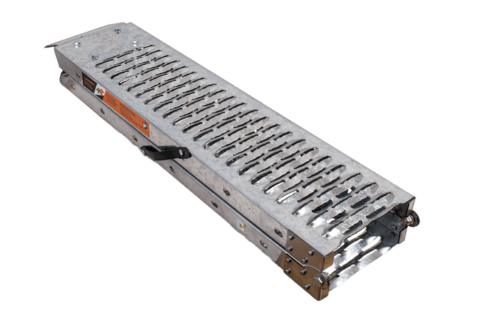 UNITRAILER ALR004B rampa pieghevole in acciaio per rimorchio, 190 cm, 200 kg