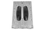 cuneo per ruote KNOTT G36 h: 150mm in metallo