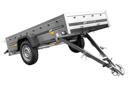 rimorchio leggero senza freni 230x125 cm Unitrailer Garden Trailer 230 kipp