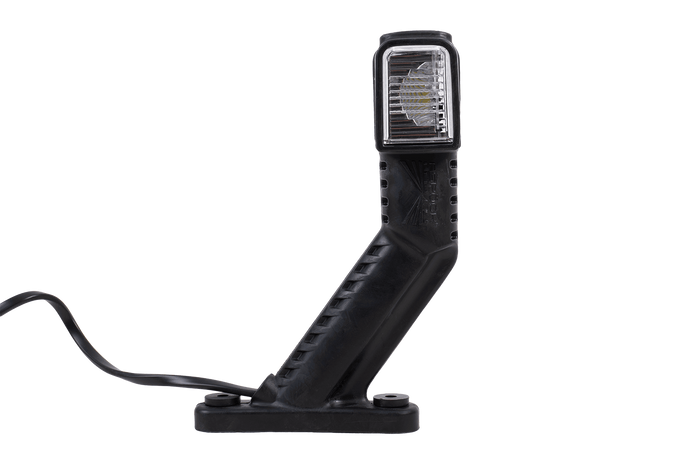 Faro di posizione sinistro a LED ASPÖCK SUPERPOINT IV su braccio in gomma