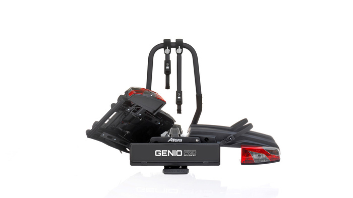 Atera Genio Pro - piattaforma di traino per 2 bici 022785 (nero)