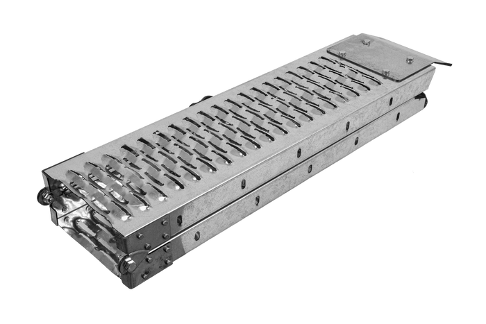 UNITRAILER ALR004 rampa pieghevole in acciaio per rimorchio, 170 cm, 227 kg