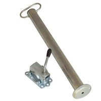 Supporto fisso con morsetto e morsetto in ghisa WINTERHOFF RSR48-600+KLE48-G 150kg 48mm 600mm