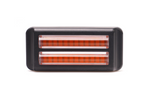 Spia di avvertimento WAŚ 2469 W284 LED lampeggiante arancione MASTER/SLAVE