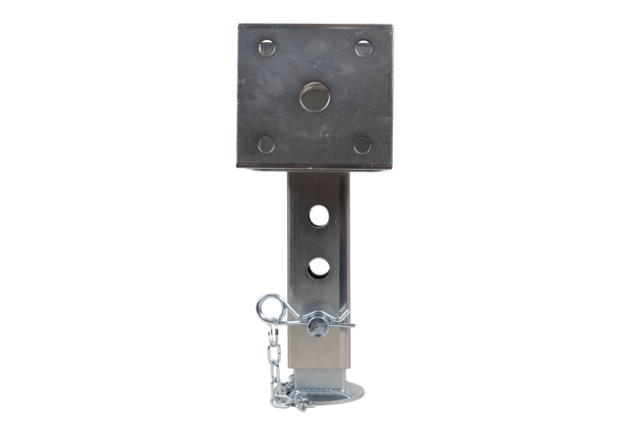 Supporto a manovella estensibile UNITRAILER JL1 per rimorchio pianale da 1500 kg, 346-576 mm