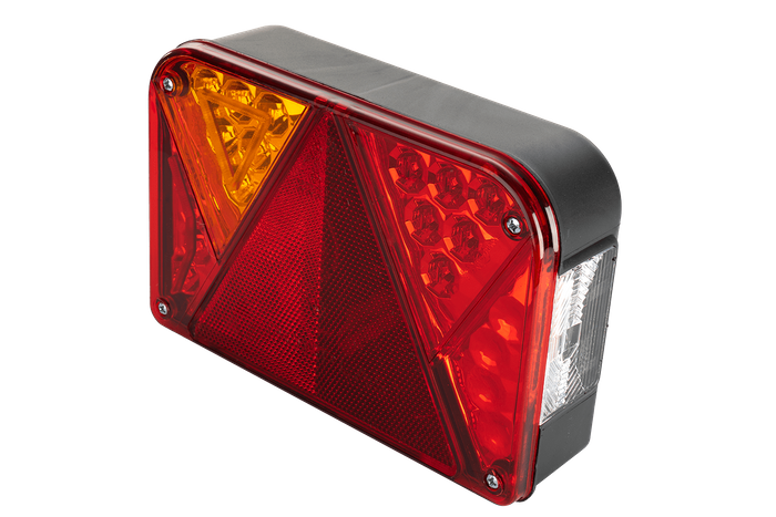 Luci posteriori a LED DOBPLAST DPT35 + cablaggio MANTES 7m 13 PIN