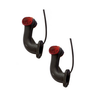 Luci di posizione ASPÖCK SUPERPOINT II sinistra + destra su un braccio in gomma