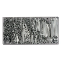 Set di coppiglie dritte YATO YT-06885, miste misure, 1000 pezzi