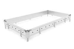 Sponde laterali in alluminio BIS H-300 per rimorchi TEMARED TRANSPORTER 3217/2 e HOCHLADER 320/2 