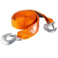 Fune di traino con ganci HERMON cinghia di traino 4,5 m/50 mm/5 t arancione